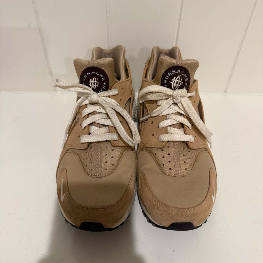 Nike Air Huarache Run Premium 'Desert' Men's Sneakers (Style 704830-202) - Picture 3 of 5